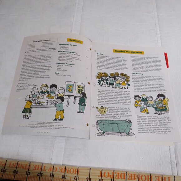 More OR Less BIG BOOK (almost 2 feet tall) with teacher pages CLASSROOM SIZE - Picture 4 of 16